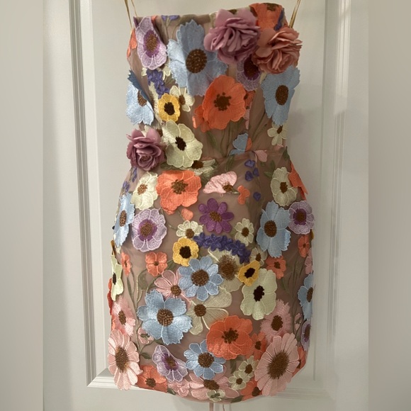 New Bronx and Banco BOUQUET MARAYA PASTEL MINI DRESS sold out online - Picture 6 of 12